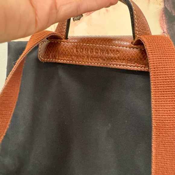 Longchamp Black and Brown Backpack - Picture 9 of 12